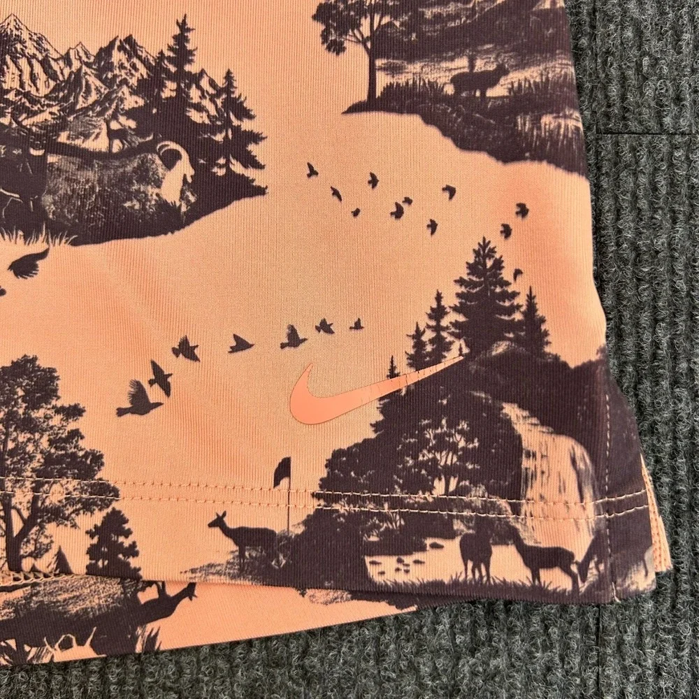 NIKE Golf Dri-Fit Women's Medium Shirt Sleeveless Polo Wildlife Country PGA Logo - Picture 3 of 12